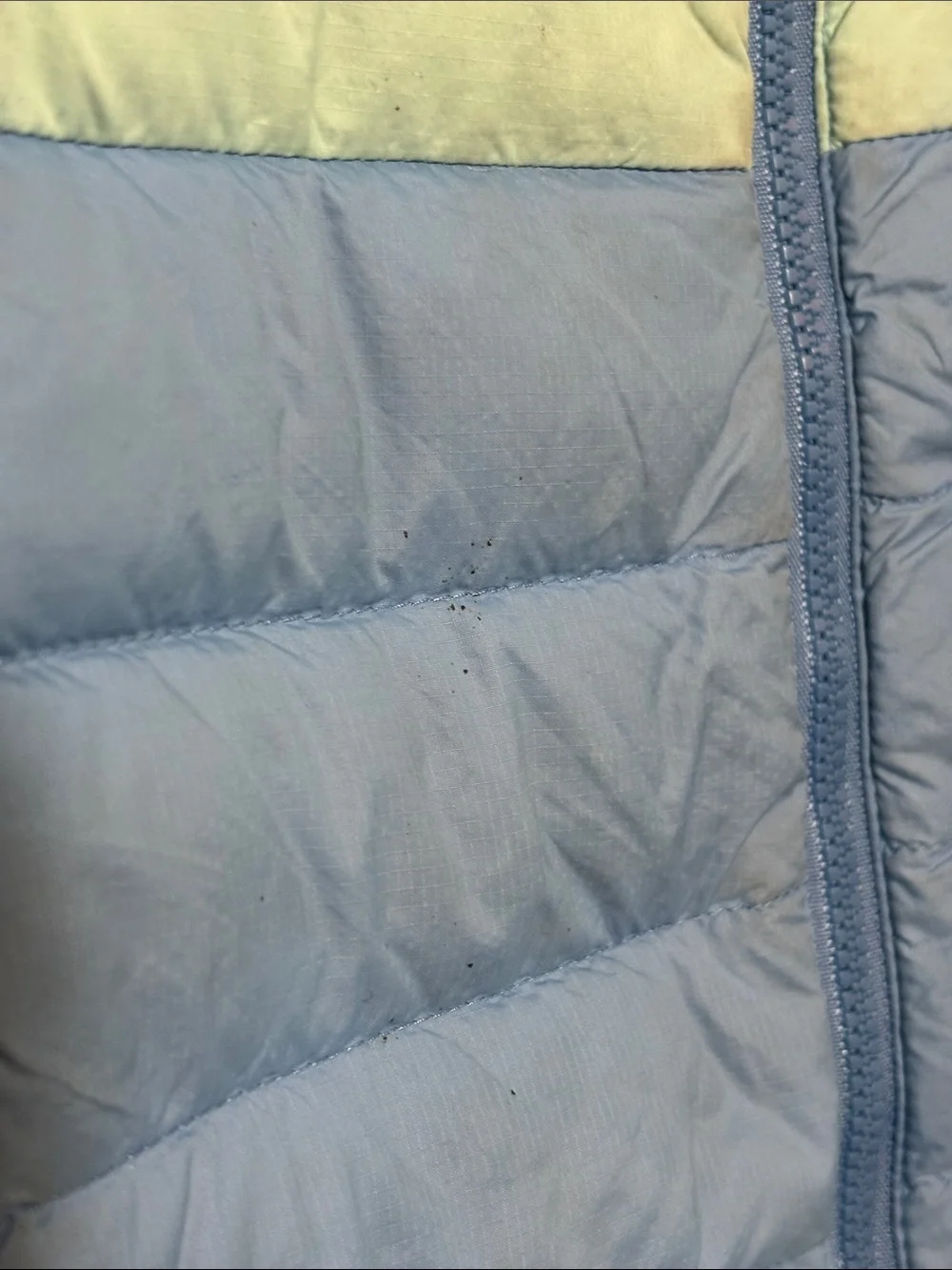 Patagonia Baby Down Sweater Full Zip Size 5T Blue Gorpcore outdoors camping